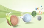 Interactive Cat Toy Cheerble Wicked Snail (blue) - Image 6
