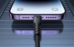 Fast Charging cable for car Joyroom Type-C to Lightning Easy-Travel Series 30W 1.5m, coiled (black) - Image 2