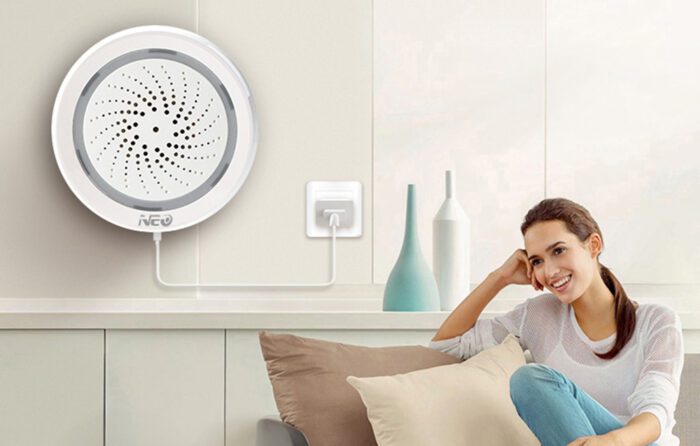 NEO NAS-AB02W Smart Alarm Siren, 100dB, WiFi TUYA - Image 7