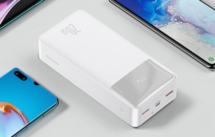 Powerbank Baseus Bipow 30000mAh, 20W (white) - Image 12