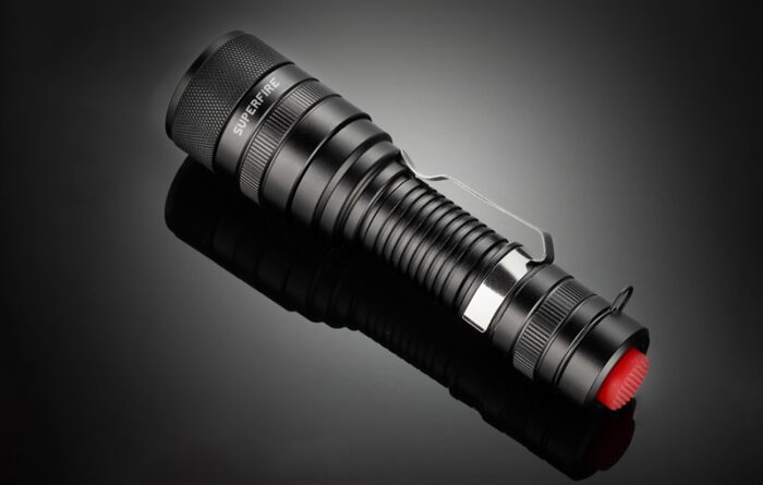 Flashlight Superfire F5, 1100lm, USB - Image 5