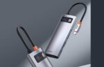 Hub 5in1 Baseus Metal Gleam Series, USB-C to 3x USB 3.0 + HDMI + USB-C PD - Image 9