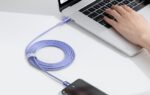 Baseus Crystal Shine cable USB-C to USB-C, 100W, 1.2m (purple) - Image 9