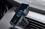 Baseus Wisdom Wireless Charging Air vent Electric Car Phone Holder (black) - Image 9