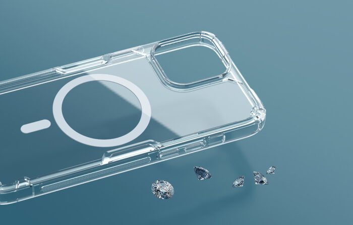 Magnetic Case Nillkin Nature TPU Pro for Apple iPhone 13/14 (White) - Image 4
