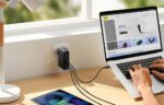 Wall charger Baseus GaN5 Pro 2xUSB-C + USB, 140W (black) - Image 10