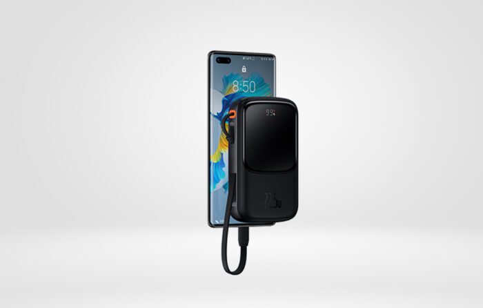Powerbank Baseus Qpow PRO with cable, 10000mAh, 22.5W (Black) - Image 12