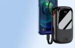 Powerbank Baseus Qpow PRO with Lightning cable, USB-C port and USB 20000mAh, 20W (Black) - Image 10
