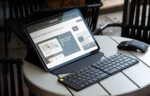 Set Wireless foldable Keyboard Delux KF10 and mouse MF10PR - Image 7