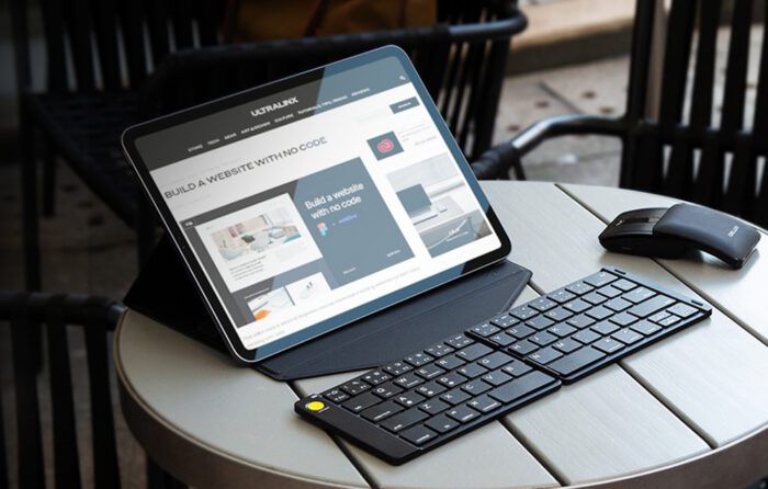 Set Wireless foldable Keyboard Delux KF10 and mouse MF10PR - Image 7