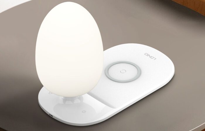 Night lamp with Qi wireless charging function, LDNIO Y3 (white) - Image 6