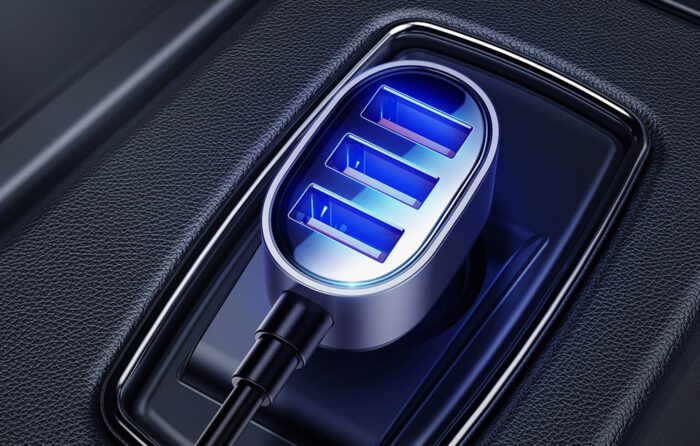 Car charger Joyroom JR-CL03 5-Port USB (black) - Image 4