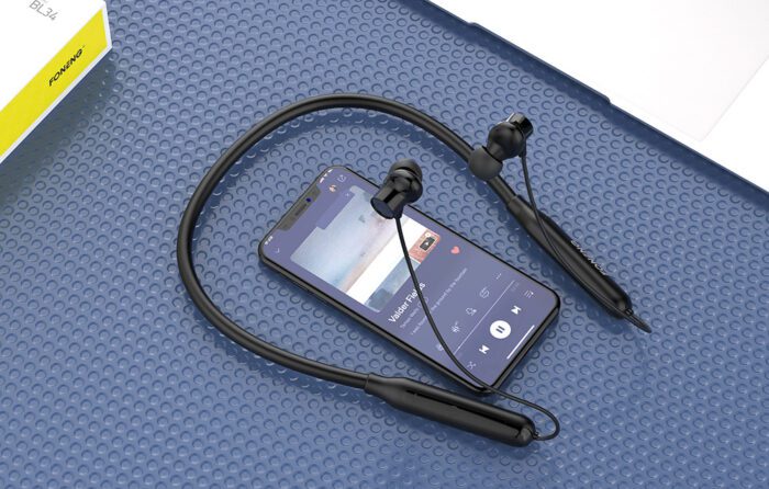Wireless neckband earphones Foneng BL34 (black) - Image 6