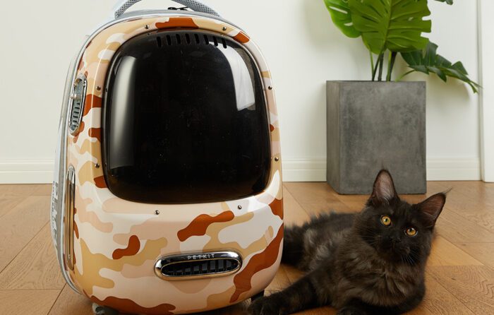 Pet Travel Backpack PetKit Breezy 2 (Desert Moro) - Image 4