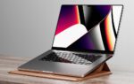 INVZI Leather Case / Cover with Stand Function for MacBook Pro/Air 13"/14" (Brown) - Image 4