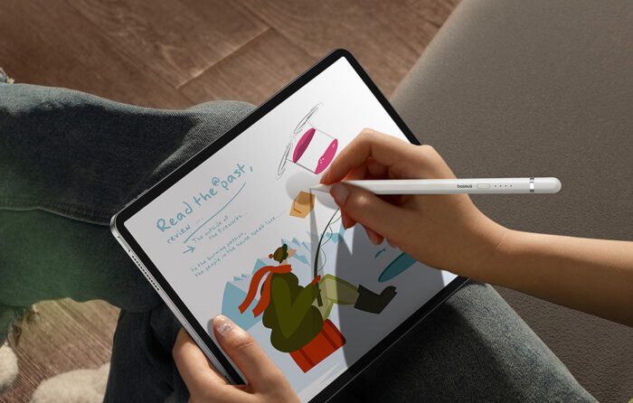 Active stylus Baseus Smooth Writing Series with wireless charging, lightning (White) - Image 8