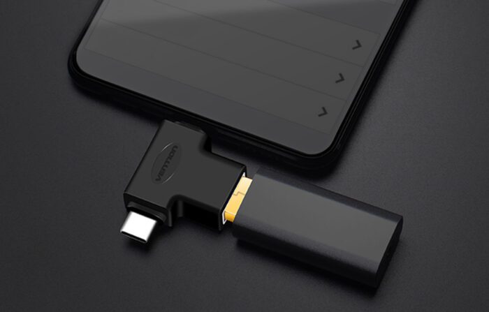 Adapter OTG USB 3.0 to USB-C and Micro USB Vention CDIB0 - Image 8