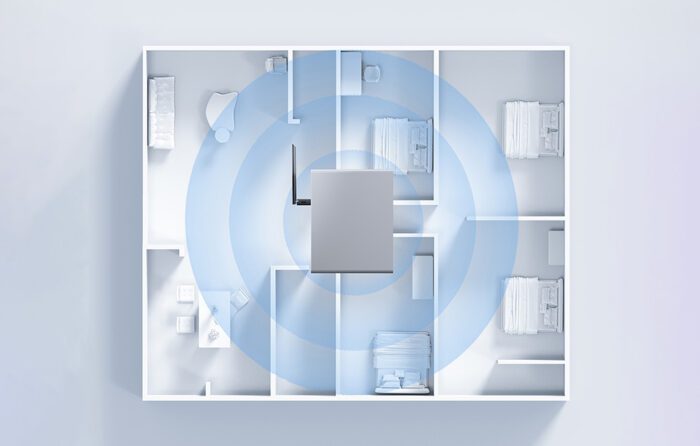 Adapter WiFi with antenna Baseus FastJoy 650Mbps (czarny) - Image 10