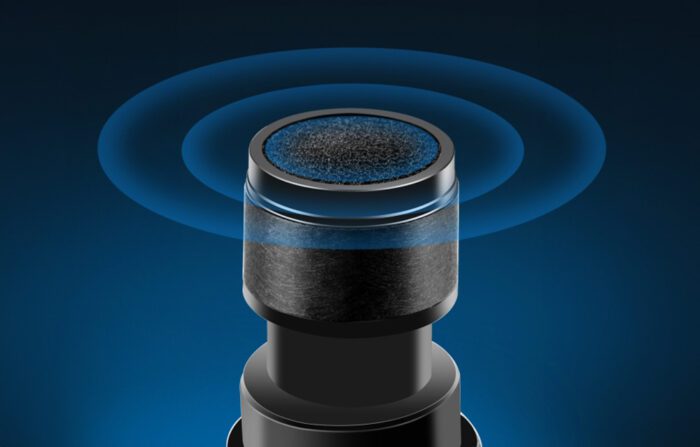 Wireless dynamic microphone 1 to 2 UHF PULUZ PU643 3.5mm - Image 4
