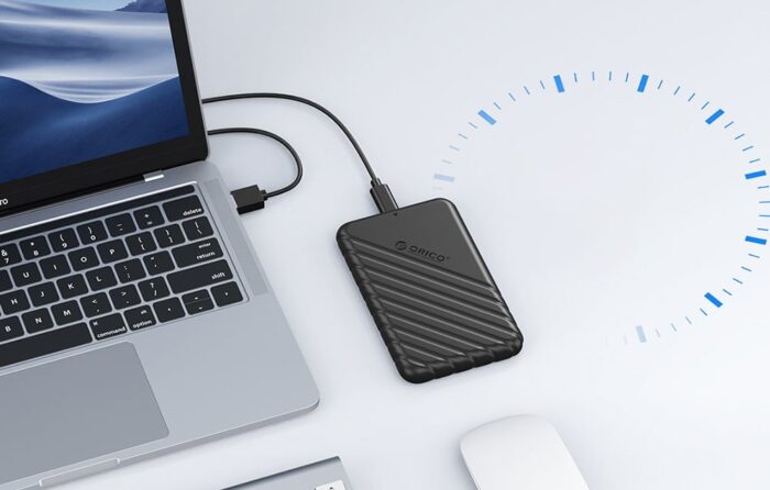 Orico HDD 2,5" enclosure USB-C 3.1 Gen1 6Gbps Black - Image 7