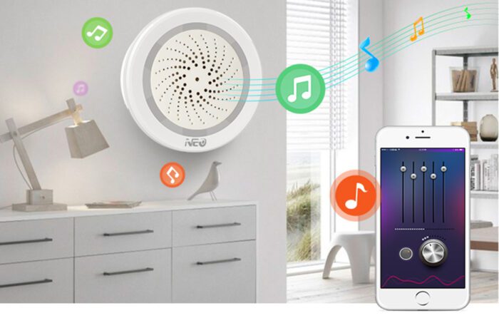 NEO NAS-AB02W Smart Alarm Siren, 100dB, WiFi TUYA - Image 13