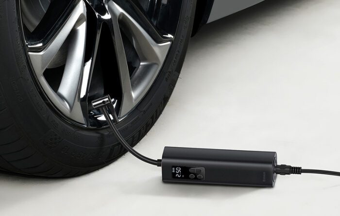 Mini car compressor Baseus (black) - Image 10