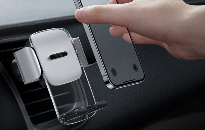 Baseus Easy Control Clamp car holder for grid (black) - Image 11