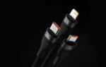 3in1 USB cable Baseus Flash Series, USB-C + micro USB + Lightning, 100W, 1.2m (black) - Image 12