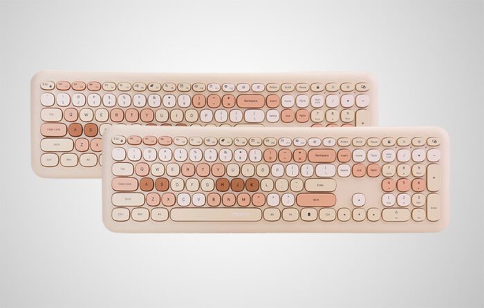 Wireless keyboard + mouse set MOFII 666 2.4G (beige) - Image 3