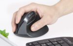 Wireless Vertical Mouse Delux M618Mini DB BT+2.4G 2400DPI (black) - Image 6