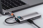 Hub 5in1 Baseus Metal Gleam Series, USB-C to 3x USB 3.0 + HDMI + USB-C PD - Image 10