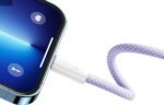 USB-C cable for Lightning Baseus Dynamic 2 Series, 20W, 1m (purple) - Image 8