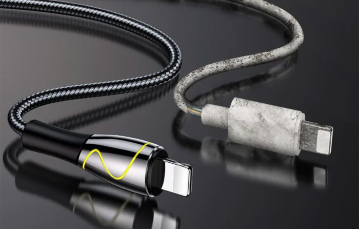 USB Cable for Lightning Joyroom S-2030K6 2.4A 2m (Black) - Image 3