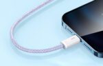 USB cable for Lightning Baseus Dynamic 2 Series, 2.4A, 2m (purple) - Image 7