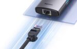 Hub 6in1 Baseus StarJoy Series, USB-C to 3x USB 3.0 + HDMI + USB-C PD + RJ45 - Image 11