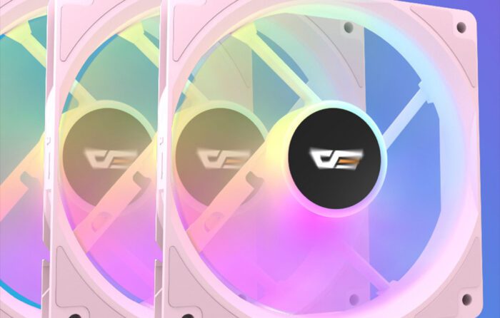 Computer Fan Darkflash CL12 LED (120x120) (pink) - Image 6