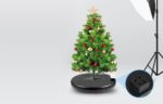 Rotating display stand Puluz with power socket 45 cm (black) - Image 6