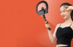 Selfie stick/ tripod Puluz with LED light ring - Image 3