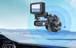 TELESIN Universal Suction Cup Holder with phone holder and action camera mounting TE-SUC-012 - Image 7