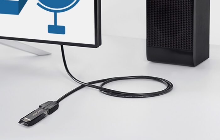 Extension Cable USB 3.0 male to USB female Vention VAS-A45-B300 3m (Black) - Image 3