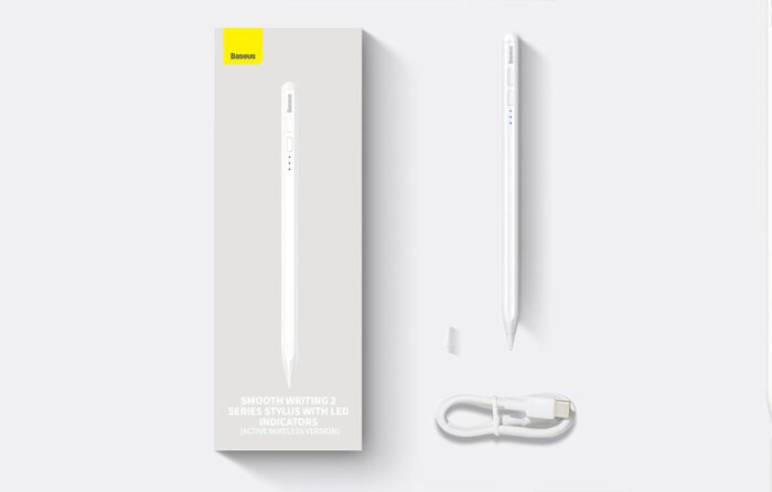Baseus Smooth Writing 2 Stylus Pen with LED Indicators (white) - Image 12
