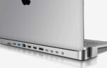USB-C docking station / Hub for MacBook Pro 13" / 14" INVZI MagHub 12in2 with SSD tray (gray) - Image 3