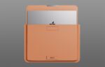INVZI Leather Case / Cover with Stand Function for MacBook Pro/Air 13"/14" (Brown) - Image 3