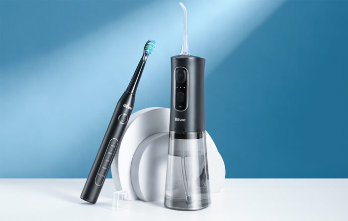 Sonic toothbrush with tips set and water flosser Bitvae D2+C2 (black) - Image 8