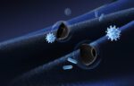Earphones TWS QCY T13 ANC2, ANC (blue) - Image 9