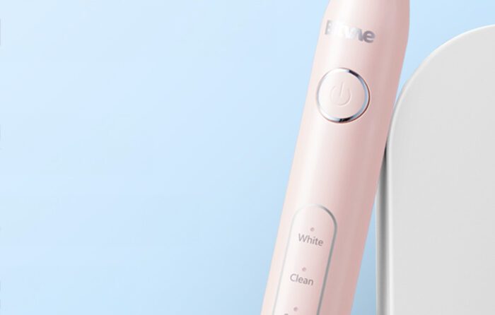 Sonic toothbrush with tips set, holder and case D2 (pink) - Image 5