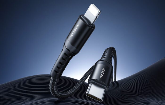 Cable USB-C to lightning Mcdodo CA-5630, 36W, 0.2m (black) - Image 3
