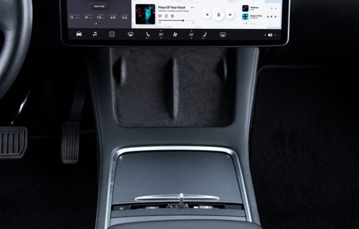 Hub Baseus T-Space with USB-C to lightning cables for Tesla Cars (black) - Image 10