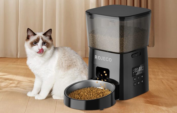 Rojeco 2L Automatic Pet Feeder Button Version - Image 5