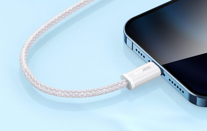 Baseus Dynamic cable USB to Lightning, 2.4A, 2m (White) - Image 7